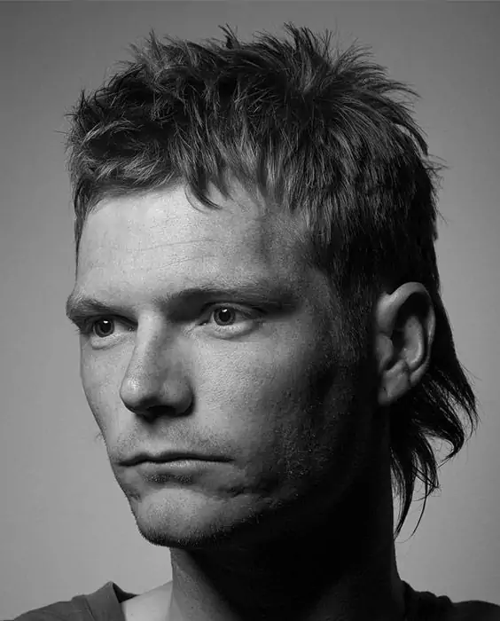 corte de cabelo mullet masculino
