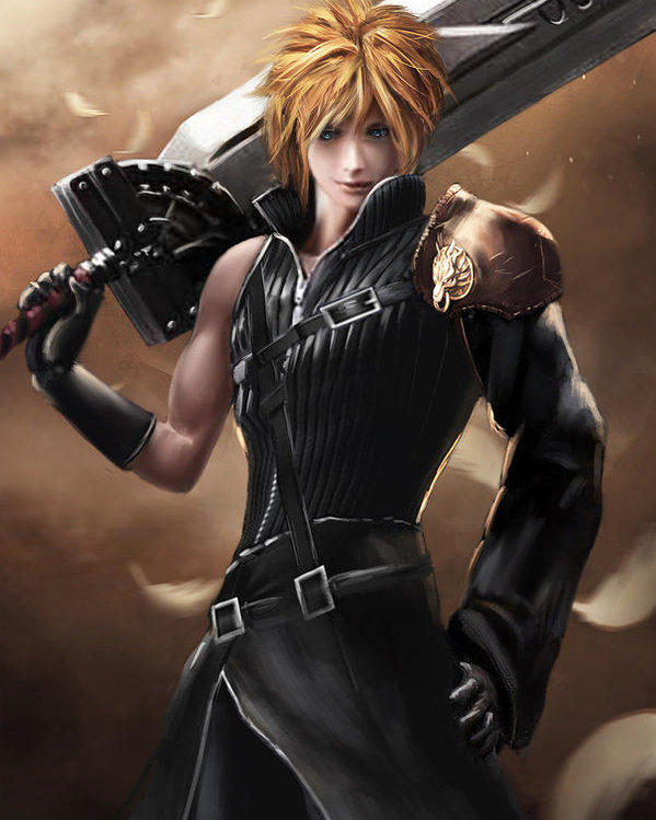 Cabelo Cloud Strife Final Fantasy