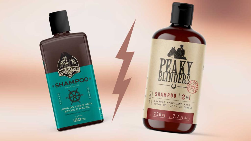 Diferenças entre shampoo para barba e shampoo para cabelo
