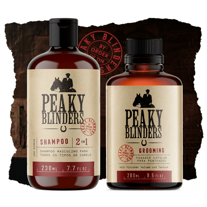 kit shampoo e grooming peaky blinders don alcides