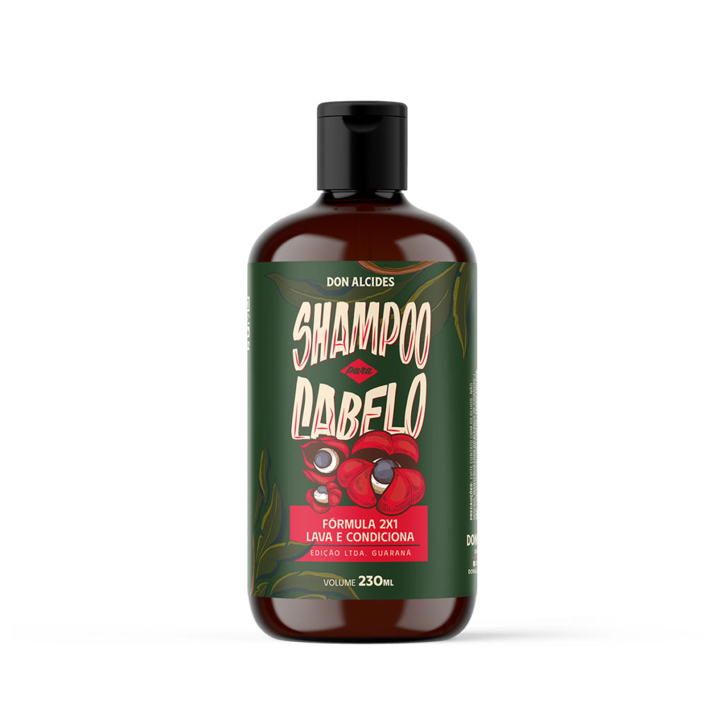 Shampoo para cabelo 2 em 1 don alcides guarana