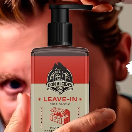 Leave-in para cabelo masculino