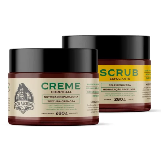 KIT CREME E SCRUB LEMON BONE DON ALCIDES