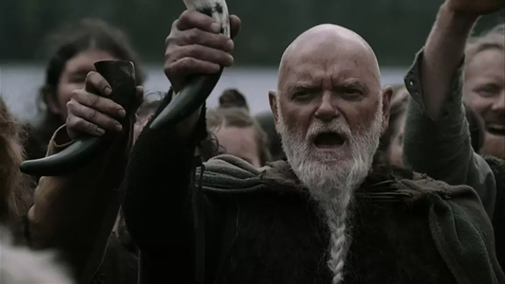 barba viking com tranças