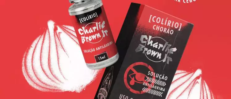 Colírio Charlie Brown Jr anti lágrimas para cortar cebola