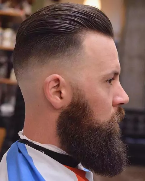 slick back with undercut