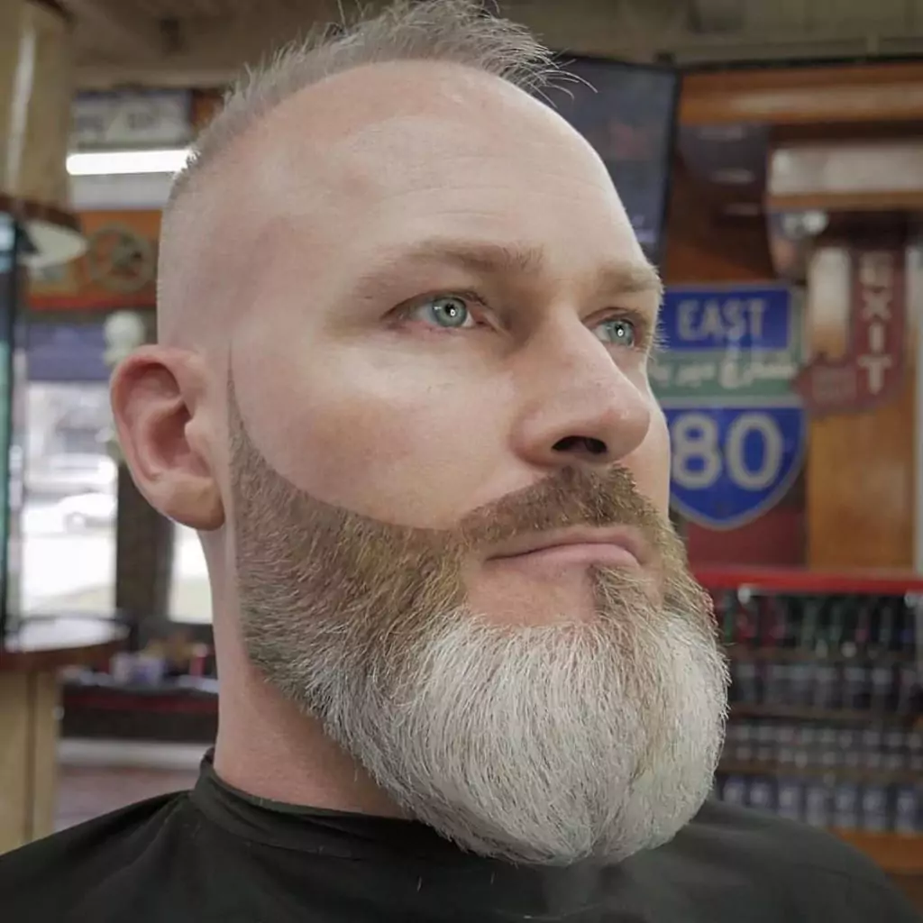 long thin beard